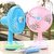 Portable Rechargeable Oscillating USB / Battery Powered Free Angle Adjustment Oscillating USB Fan - Assorted Colours