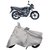 Bigwheels Premium Quality Silver Matty Two Wheeler Bike Body Cover For Bajaj Platina ES