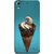 FUSON Designer Back Case Cover For HTC Desire 728 Dual Sim :: HTC Desire 728G Dual Sim (Pinky Frosted Sprinkled Waffle Cone Crispy Coffee Flavour)