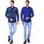 Cavender Combo of Denim Blue  Cotton Blue Slimfit shirts