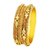 Asmitta Marvellous Traditional Gold Plated Lct Stone Bangles For Women
