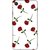 Print Opera Hard Plastic Designer Printed Phone Cover for Vivo X7 Artistic red flower with white background