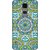Print Opera Hard Plastic Designer Printed Phone Cover for  Lg Stylus 2 Blue green pattern