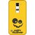 Print Opera Hard Plastic Designer Printed Phone Cover for  Lg K7 Happy halloween in black and yellow