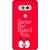 Print Opera Hard Plastic Designer Printed Phone Cover for  Lg V20 Karam kar kand nhi with red background