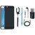 Nokia 3 Silicon Slim Fit Back Cover with Memory Card Reader, Selfie Stick, Earphones, USB LED Light and AUX Cable