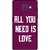 Print Opera Hard Plastic Designer Printed Phone Cover for Samsung Galaxy J7 Prime/Samsung Galaxy On7 2016 All you need is love