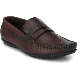 Buy El Paso Men s Brown Genuine Leather Casual Loafer Shoes Online 1499 from ShopClues