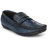 El Paso Men's Blue Genuine Leather Casual Loafer Shoes