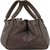 ANS FASHION Brown Plain Handbag