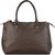 ANS FASHION Brown Plain Handbag