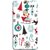 FUSON Designer Back Case Cover For Coolpad Max (Santaclaus New Year Igloo Snowflakes Candy Cane )