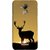 FUSON Designer Back Case Cover For Coolpad Note 3 Lite :: Coolpad Note 3 Lite Dual SIM (Adult Alone Animals Very Big Horns Looking Back)