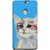 FUSON Designer Back Case Cover For Coolpad Max A8 (Dog Cat Kitten Whisker Puppy Triangle Rectangle)