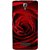 FUSON Designer Back Case Cover For Lenovo A2010 (Closeup Of Red Rose With Sprinkled With Water Droplets)