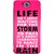 FUSON Designer Back Case Cover For InFocus M530 (To Pass Its About Learning To Dance In Rain Life)