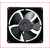 AC Medium Kitchen Exhaust Fan SIZE  8.70 inches(22x22x6cm), Color-Black, MAA-KU