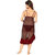 Be You Maroon Solid Women Nighty with Robe