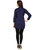 Boutique Ever Casual Rayon Blue Color Women's Top