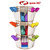 360 Spin 3Shelves 24 Pocket Carousel Shoe Rack Organizer Bags Cloth Stand_H5FR18
