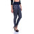 Timbre Skinny Fit Denim Printed High Waist Strachable Lycra Blue Jeggings
