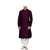 Larwa Men's Purple Relaxed Fit Ethnic Wear