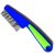 W9 Imported High Quality Toothed Flea Comb Cleaning Grooming Brush Hair Tool (Blue Green)