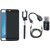 Vivo V3 Silicon Slim Fit Back Cover with Memory Card Reader, Selfie Stick, OTG Cable and AUX Cable
