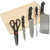 Knife set with chopping board