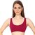 Hothy Women's Full Coverage Maroon Yellow  Green Sports Bra (Pack Of 3)