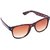 Meia Tiger Printed Brown Wayfarer Sunglasses