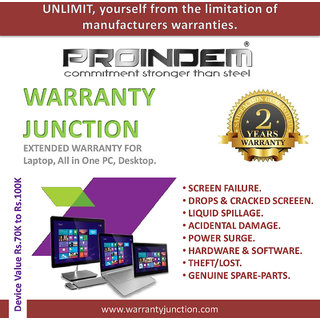 PROINDEM LAPTOP/DESKTOP/ALL IN ONE PC 2 years Protection Plan (Device value 70000Rs. to 99900Rs.) offer