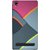 FUSON Designer Back Case Cover For Intex Aqua Power Plus :: Intex Aqua Power + (Bright Beautiful Colour Strips And Band Wave Triangle)