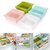 Multi Purpose Plastic Kitchen, Office Table Space Organizer Refrigerator Storage Rack (Pack of 4)