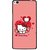 Snooky Printed Pinky Kitty Mobile Back Cover For Gionee Elife E6 - Multi