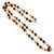 Aabhu Gold Plated Jewellery Multi Colour Pearl Mala Chain For Man And Woman Unisex 24 Inches