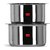 Sumeet 2 Pcs Stainless Steel Induction Bottom Cookware Set With Lids Size No.10 & No.11 (1 Ltr & 1.25 Ltr)