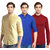 Black Bee Men's  Multicolor Slim Fit Casual Shirt (Pack of 3)