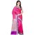 Dsmartcart Pink Banarasi Silk Embroidered Saree With Blouse