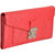 Mandava genuine safiano leather ladies purse with great organizer pockets (Red)