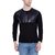 Campus Sutra Men Full Sleeve Front Patch T-Shirt