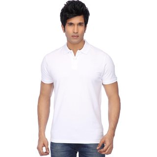 white polo t shirt men