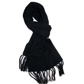 plain black scarf womens