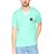 Campus Sutra Mens Blue Double V Neck T Shirt With Applique - Engineering Ro