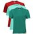 Campus Sutra Men Rib Neck T-Shirt Combo Of 3 Pack