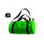 InkCraft Foldable Travel Duffle Bag Luggage Gym Bag - Dual Purpose Bag - Duffle cum Sling BagGreen