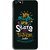 Snooky Printed Thoughts Are Stars Mobile Back Cover For Huawei Honor 4X - Black