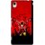 Snooky Printed Super Hero Mobile Back Cover For Sony Xperia M4 - Black