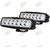 AutoSun 6 inch 18W 6 Flood led Work Light Bar Black for Off-Road SUV Boat 4WD UTE ATV Jeep Fog Driving Truck (SET-OF-2)