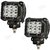 AutoSun 6 LED Fog Light / Work Light Bar Spot Beam Off Road Driving Lamp 2 Pcs 18W CREE - Universal Fitting hence Good Fit on all Bikes and Cars
